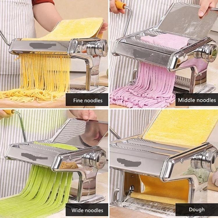 Small multi-functional noodle press, household noodle machine, manual noodle rolling machine, noodle making, dumpling wrapper, wonton wrapper