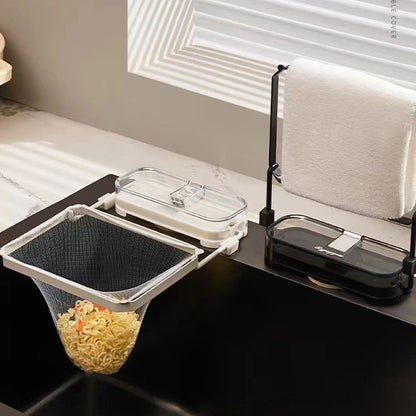 Disposable kitchen sink garbage strainer, drain strainer for vegetable washing basins, leftover food dishes, dishwashing basins, and floor drains.