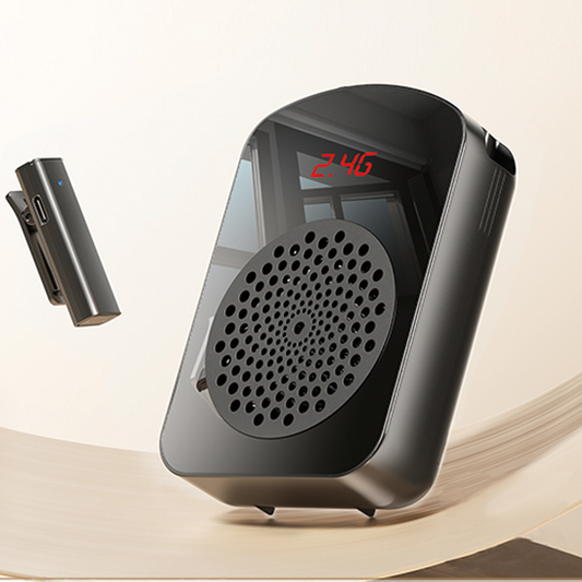 Portable Bluetooth lapel microphone with C-type connector
