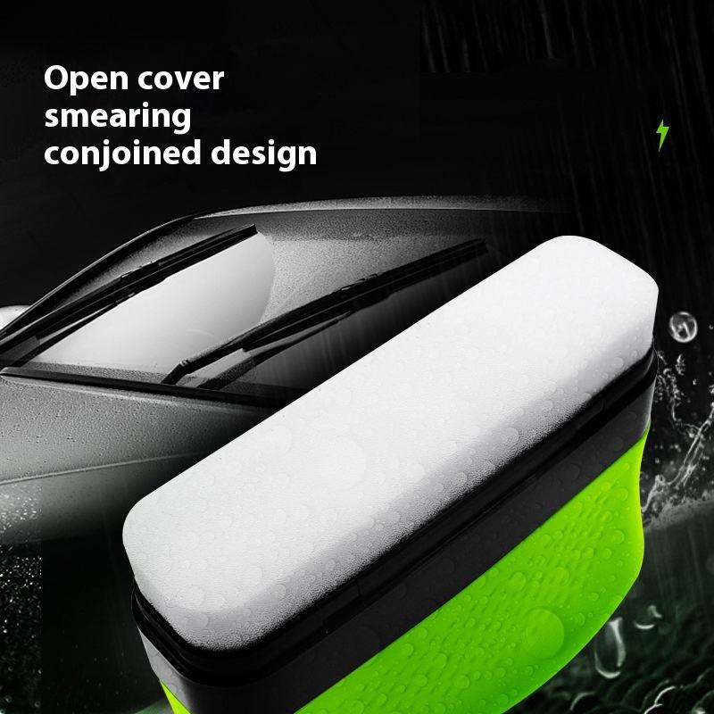 New car window clear oil film cleaner, car glass cleaning brush, windshield renovation and stain removal, car cleaning.