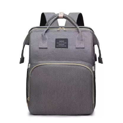 Multifunctional stylish folding bed, simple and portable outdoor insulated baby bottle bag, large capacity maternity and baby bag