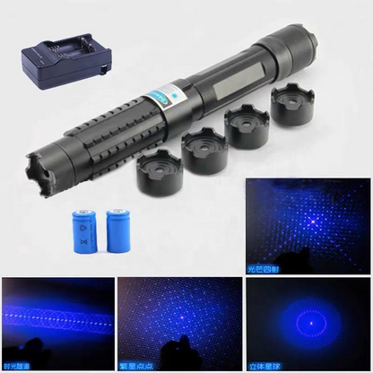 High-quality aluminum alloy custom blue laser pointer