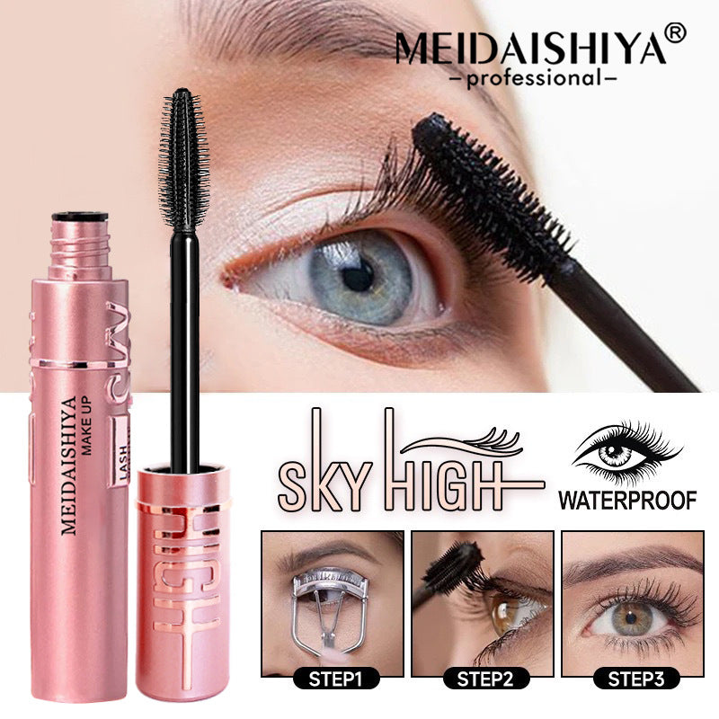 MEIDAISHIYA Mascara: Waterproof, Super-Curling, Volumizing, Long-Lasting, Smudge-Proof, Lengthening & Curl-Holding