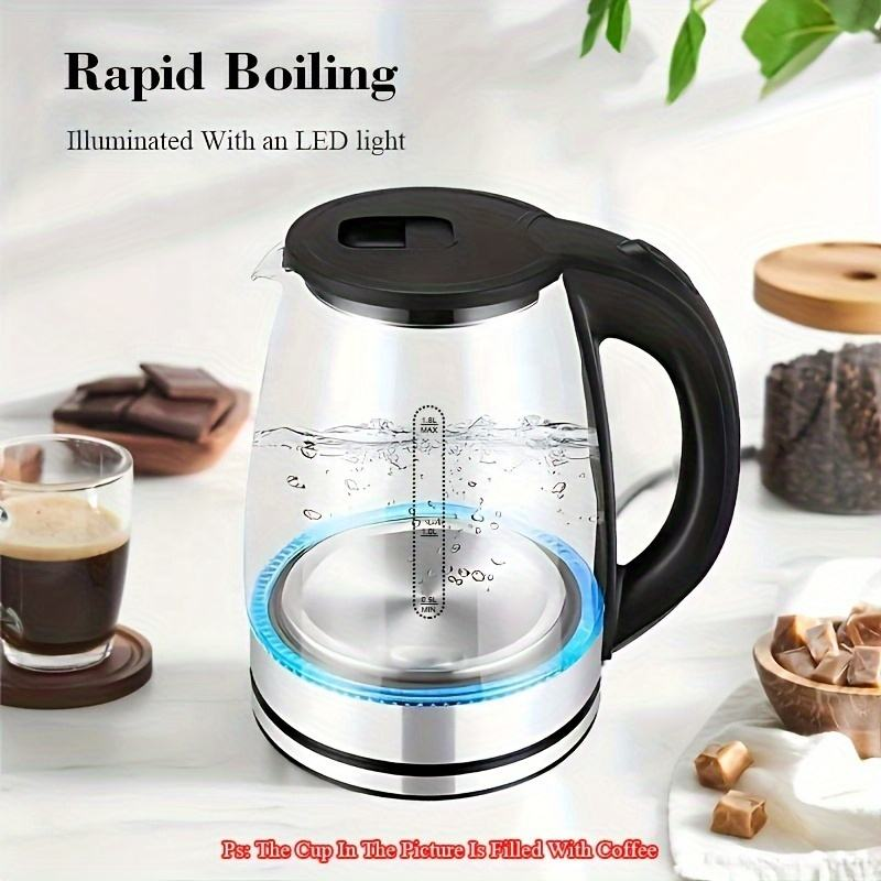 High-quality 1.8L Best-selling Glass Portable Home Electric Water Kettle Heater