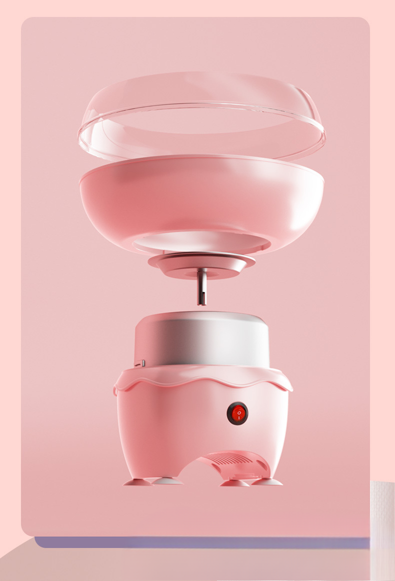 Home Electric Mini Cotton Candy Machine, Children's Gift Toy, Cotton Candy Manufacturer, Providing Fun for Sugary Snacks