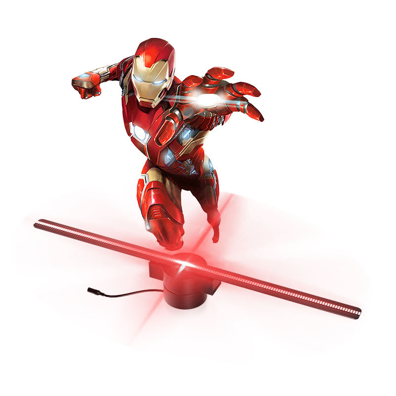Holographic Projection 3D Fan Advertising Machine Holographic Advertising Machine Air Imaging Naked Eye Fan Screen