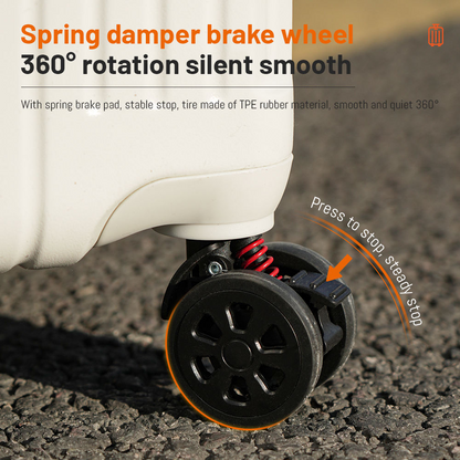 Multifunctional, High-Capacity Rotating Storage Box with Charging Port and Cup Holder — Ideal for Travelers (Men & Women)