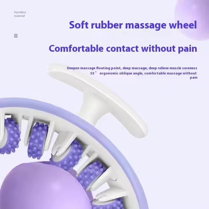 New Yoga Wheel Circular Leg Roller, Deep Leg Muscle Relaxation and Massage Equipment for Fitness and Exercise