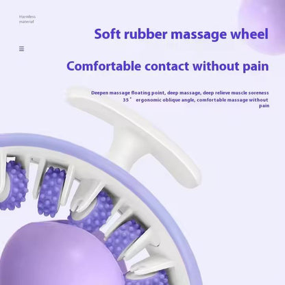 New Yoga Wheel Circular Leg Roller, Deep Leg Muscle Relaxation and Massage Equipment for Fitness and Exercise