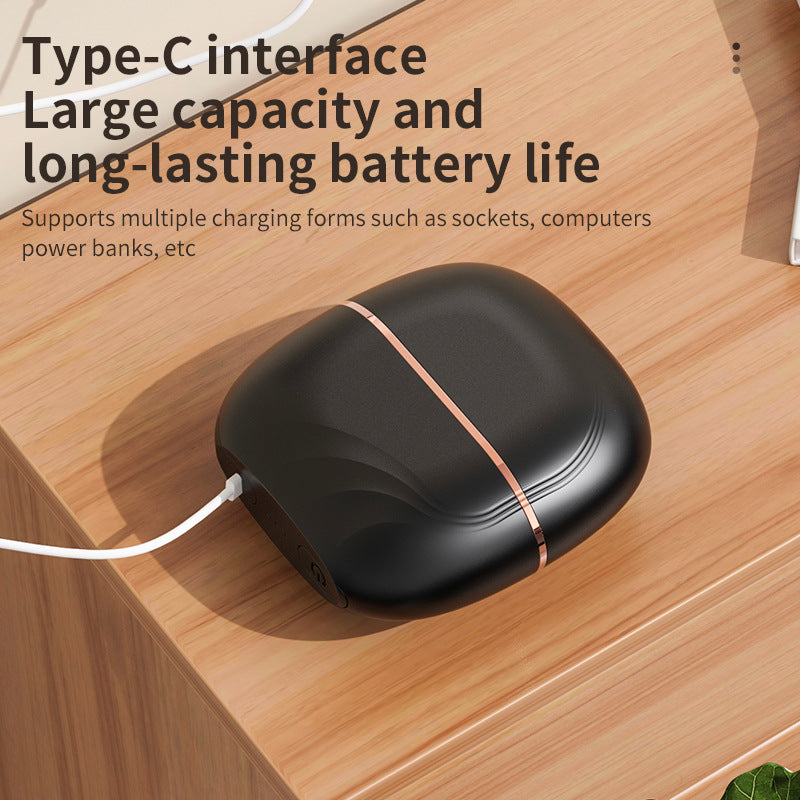New Mini Rechargeable Hair Straightener - Portable, Stylish, Two-in-One Hair Straightener with Curling and Cordless Function.