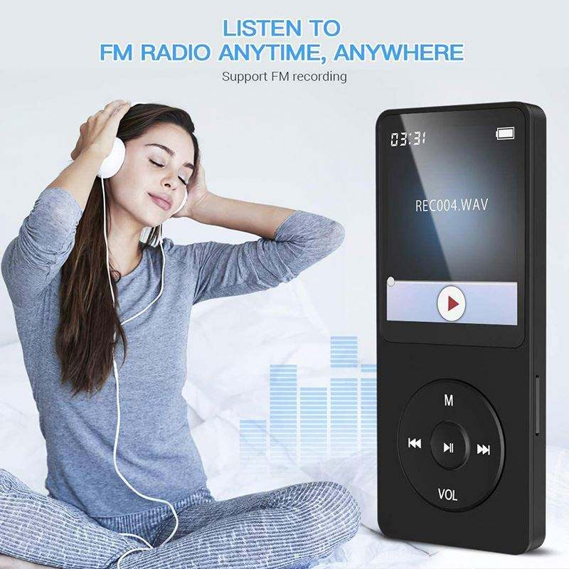 Portable player with 1.8-inch thin-film transistor display, portable music player, lossless video recorder, FM radio, video support, TF card, MP3 player.