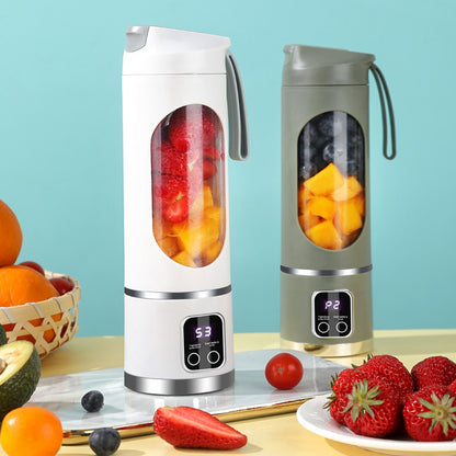 Portable rechargeable mini juicer cup for home use, multi-functional juicer cup.
