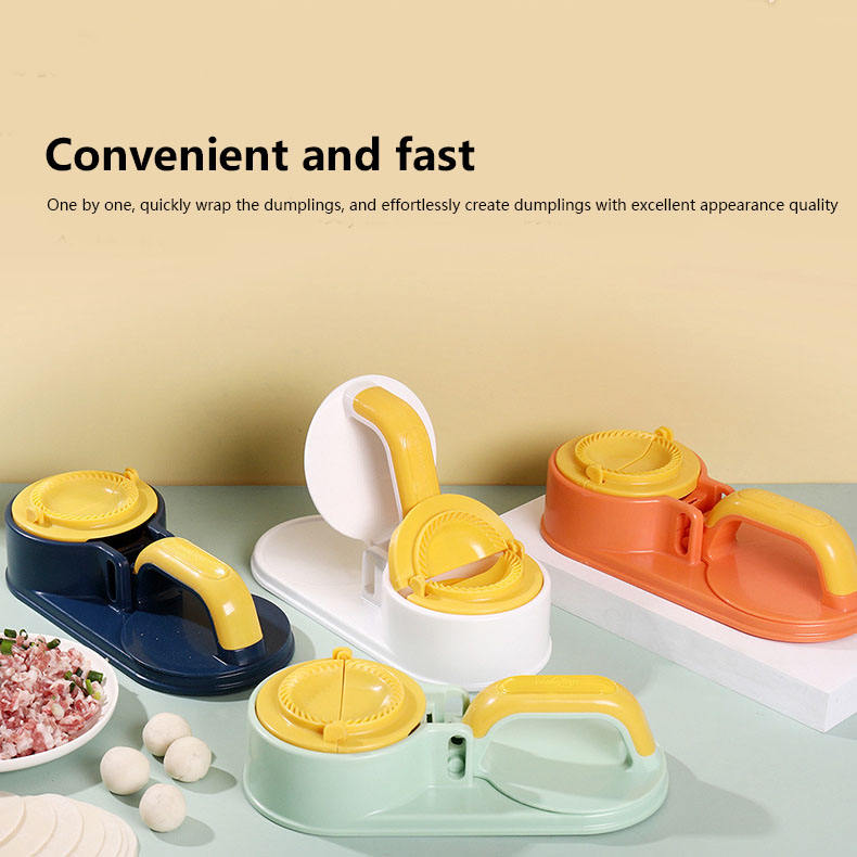 Newly Upgraded Dumpling Wrapper Press — Mold for Making Dumplings & Buns, Dough Rolling Tool, Compact Wrapper Press
