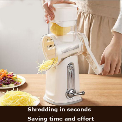 Multi functional vegetable slicer, plastic vegetable chopper for slicing, with 6 blades