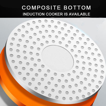 Aluminum alloy gas and induction use stainless steel mirror finished aluminum pressure cooker