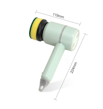USB rechargeable kitchen dishwashing brush, sink cleaner, bathroom bathtub cleaning brush, rotary scrubber, electric cleaning brush.