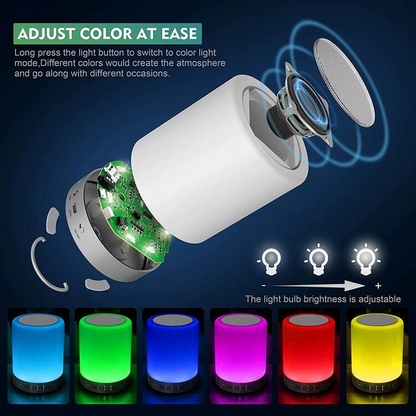 Paipai Light Bluetooth Speaker Night Light Desktop Mini subwoofer Bluetooth Speaker