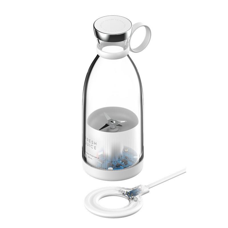 Portable electric juicer, wireless charging, small household juicer cup 350ml