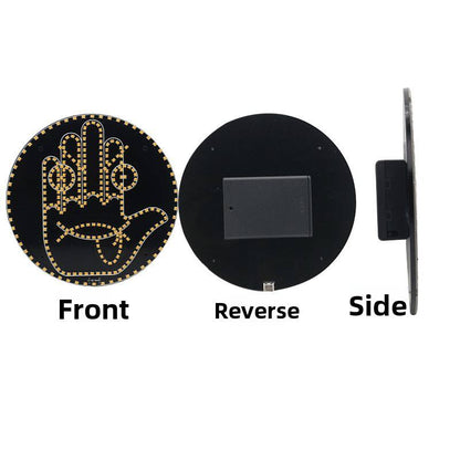 Remote-Controlled Vehicle LED Action/Expression Light — Rear Window Multifunctional Car Navigation & Gesture Light (Smiling Face Design)