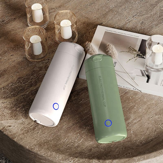 Electric heating cup, small and portable, electric heating water cup, insulation integrated kettle, mini automatic health pot