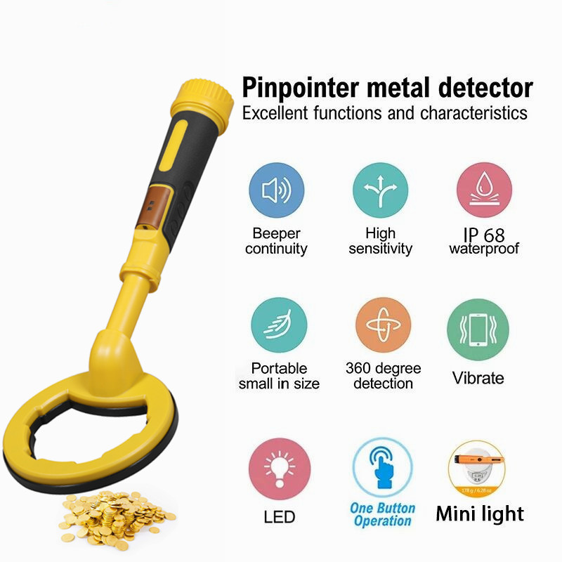 2-in-1 Fully Waterproof Metal Detector for Outdoor Exploration and Underwater Search, Drop Ship, Waterproof Detector