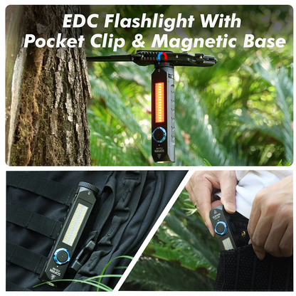 Mini Powerful 14 Mode EDC Flashlight Charging Aluminum Alloy Flashlight ATR Technology Waterproof Mini Flashlight