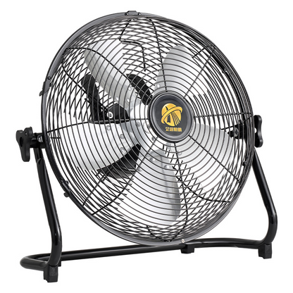 Solar-Powered Charging Fan — Industrial & Home Use, High-Power Airflow, Portable Floor Fan for Camping (Ground-Hugging Design)