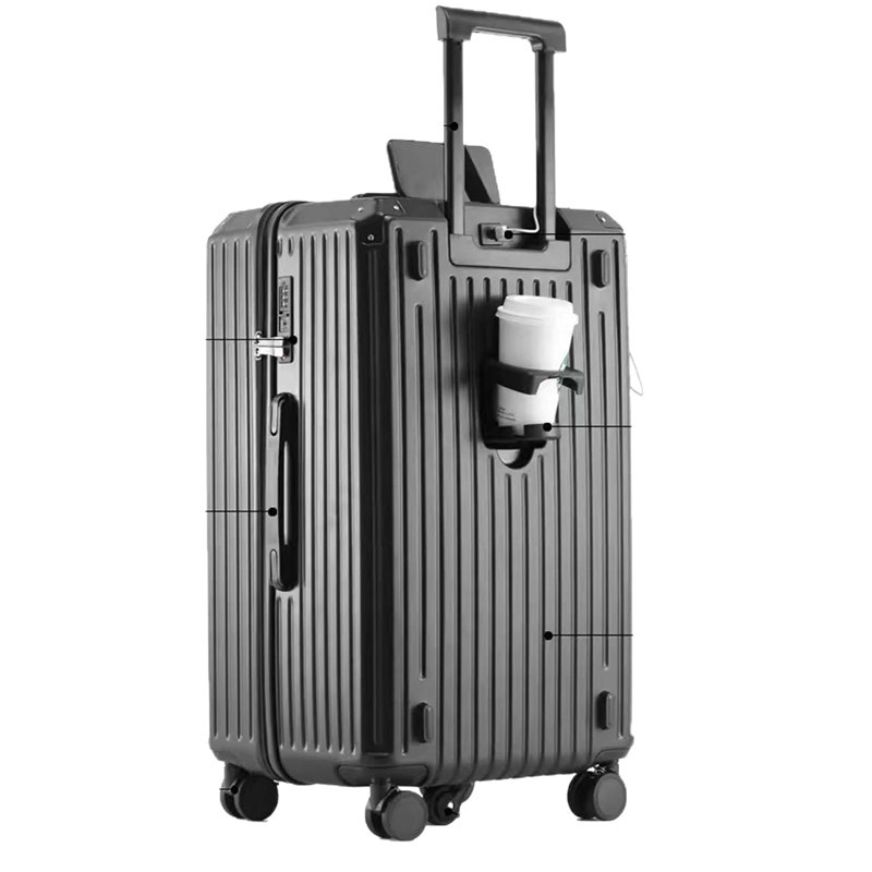 Multifunctional, High-Capacity Rotating Storage Box with Charging Port and Cup Holder — Ideal for Travelers (Men & Women)