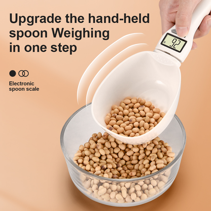 This household kitchen scale is an accurate electronic scale for measuring food spoons and can be used to weigh coffee beans.