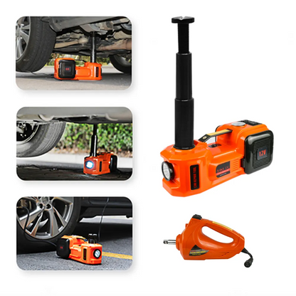 12v 5-ton outdoor electric vehicle jack kit hydraulic floor lift jack with air pump and impact wrench