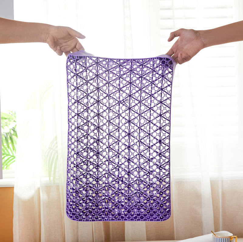 Honeycomb design high elastic washable wave memory gel neck breathable neck household silicone TPE pillow