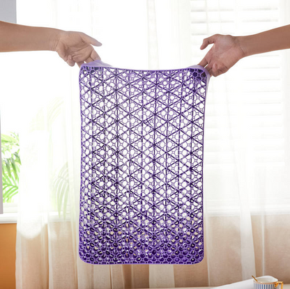 Honeycomb design high elastic washable wave memory gel neck breathable neck household silicone TPE pillow