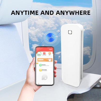 Home A4 Portable Printer, OEM Bluetooth Inkless Document/Exam Paper Self-adhesive Thermal Printer