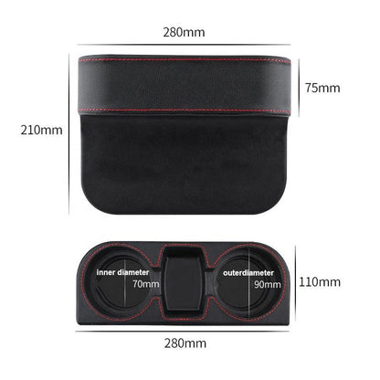 Car seat gap storage box, car center console cup holder storage box, car seat storage box