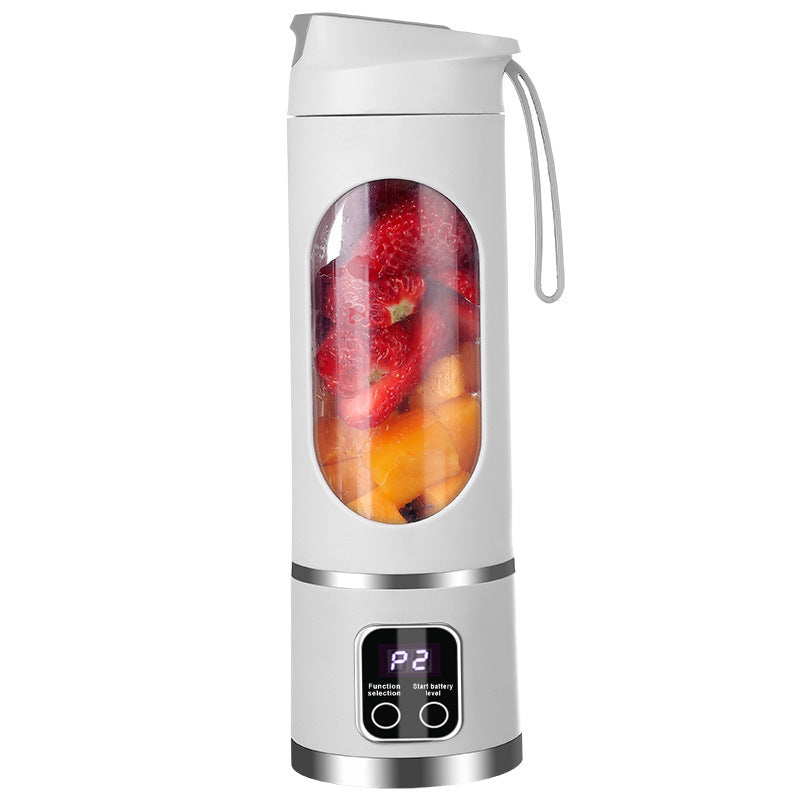 Portable rechargeable mini juicer cup for home use, multi-functional juicer cup.