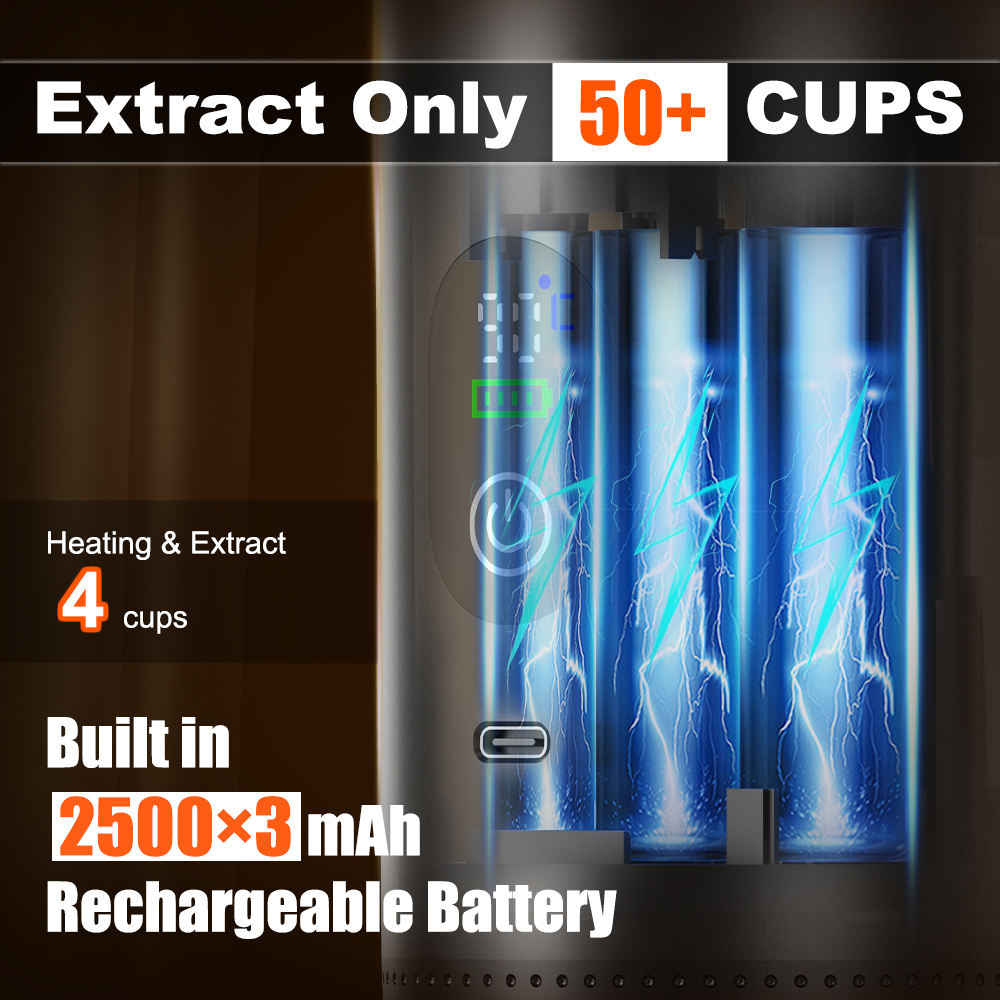 Portable Capsule Coffee Machine — Compact Electric Espresso Maker for Home & Outdoor Use (With Heating Function)