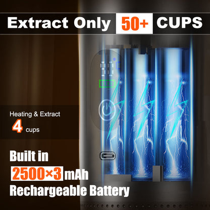 Portable Capsule Coffee Machine — Compact Electric Espresso Maker for Home & Outdoor Use (With Heating Function)