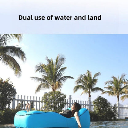 Outdoor Multifunctional Lazy Inflatable Sofa Bed, Automatic and Quick Inflation, Camping, Picnic, Lunch Break, Anti-Tipping Air Mat, Amphibious Use