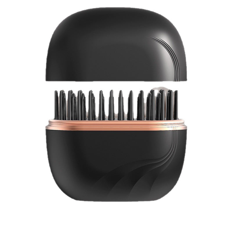 New Mini Rechargeable Hair Straightener - Portable, Stylish, Two-in-One Hair Straightener with Curling and Cordless Function.