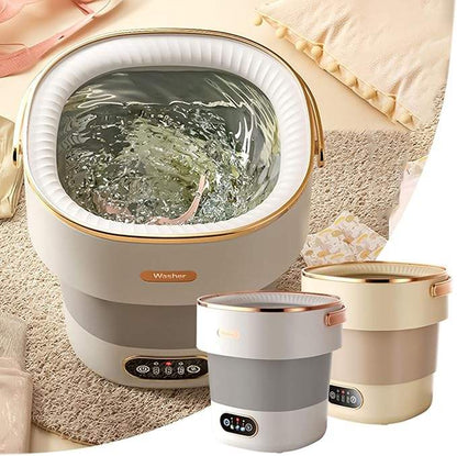 Fully automatic smart washing machine, portable travel mini underwear and sock washing machine