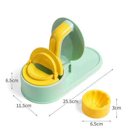 Newly Upgraded Dumpling Wrapper Press — Mold for Making Dumplings & Buns, Dough Rolling Tool, Compact Wrapper Press