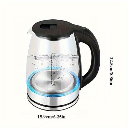 High-quality 1.8L Best-selling Glass Portable Home Electric Water Kettle Heater