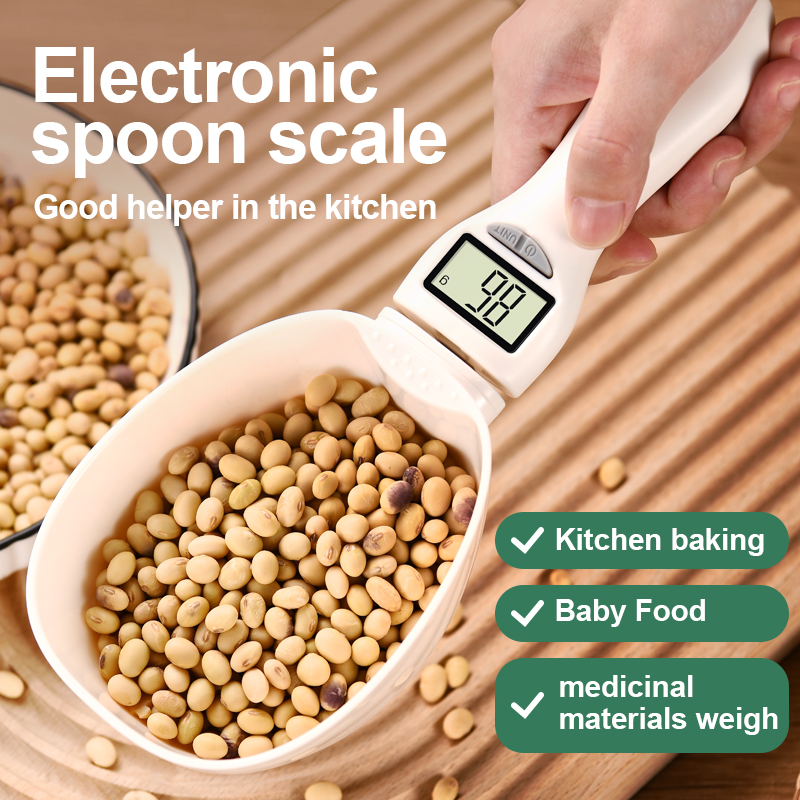 This household kitchen scale is an accurate electronic scale for measuring food spoons and can be used to weigh coffee beans.