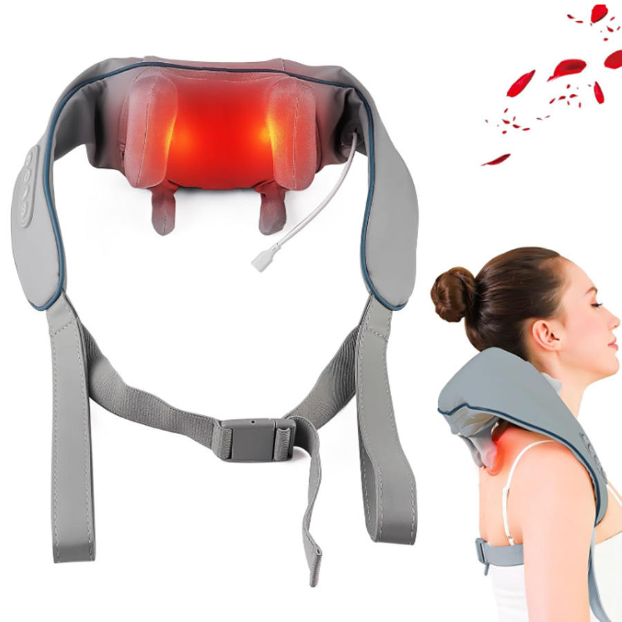Trapezius muscle cervical spine massager, neck massager, shoulder and neck kneading massager, neck protector, shawl