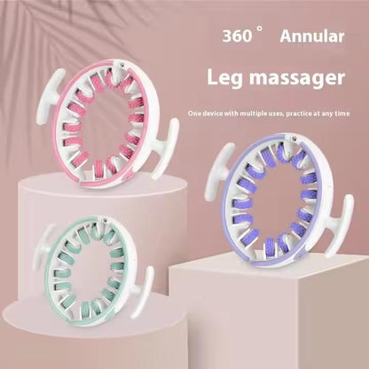 New Yoga Wheel Circular Leg Roller, Deep Leg Muscle Relaxation and Massage Equipment for Fitness and Exercise