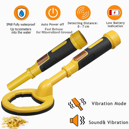 2-in-1 Fully Waterproof Metal Detector for Outdoor Exploration and Underwater Search, Drop Ship, Waterproof Detector