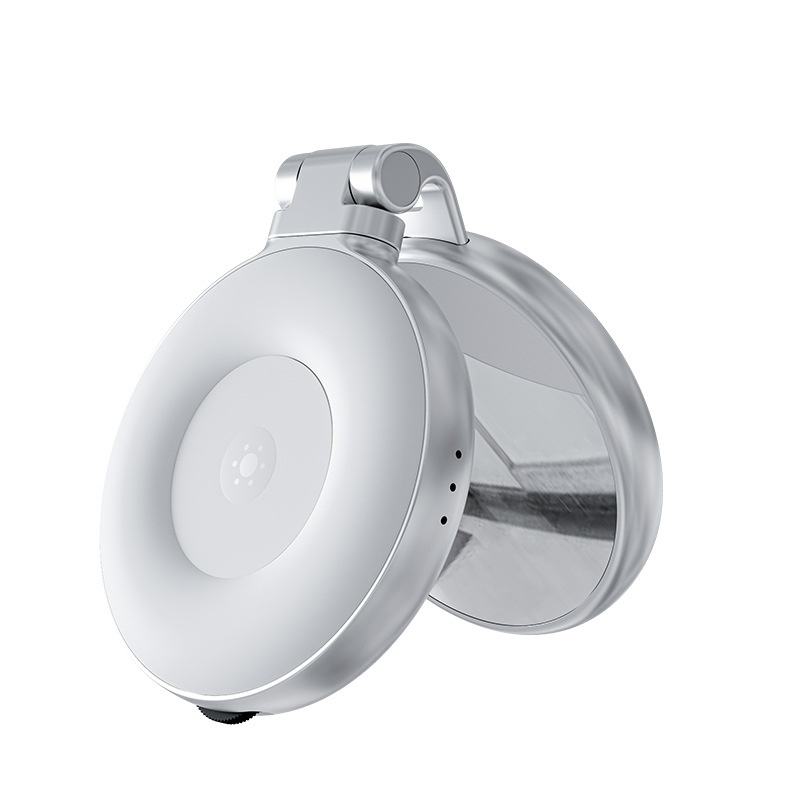 Mini zoom phone selfie mirror beauty fill light, three-color temperature portable rotatable and retractable fill light
