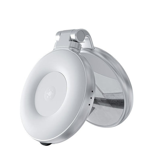 Mini zoom phone selfie mirror beauty fill light, three-color temperature portable rotatable and retractable fill light