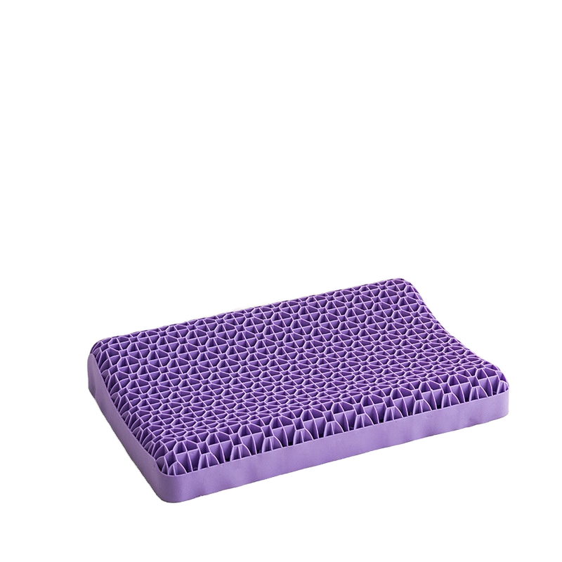Honeycomb design high elastic washable wave memory gel neck breathable neck household silicone TPE pillow