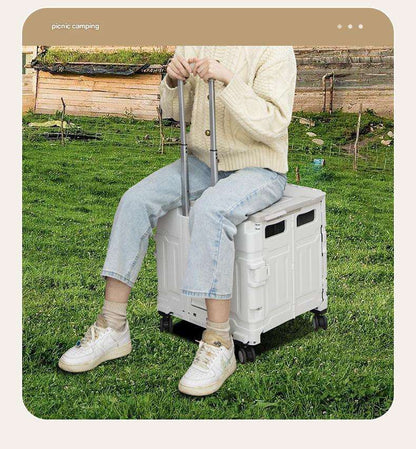 Grocery shopping cart, folding shopping cart, stair-climbing portable grocery basket cart, hand-pulled cart for street vendors, small household trolley